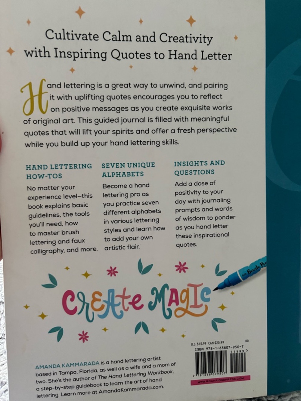Creative Lettering Journal with Inspirational Quotes - Picture 2 of 8